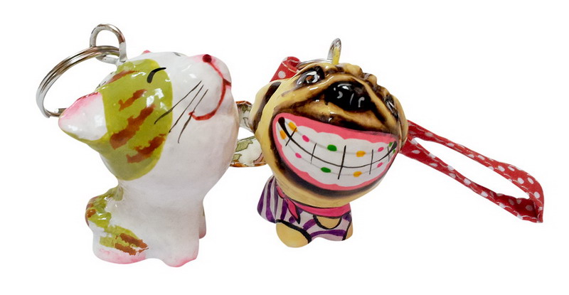 พวงกุญแจ เปเปอร์มาเช่ ราคา 79 บาท